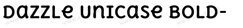 Dazzle Unicase Bold字体转换 Dazzle Unicase Bold字体转换